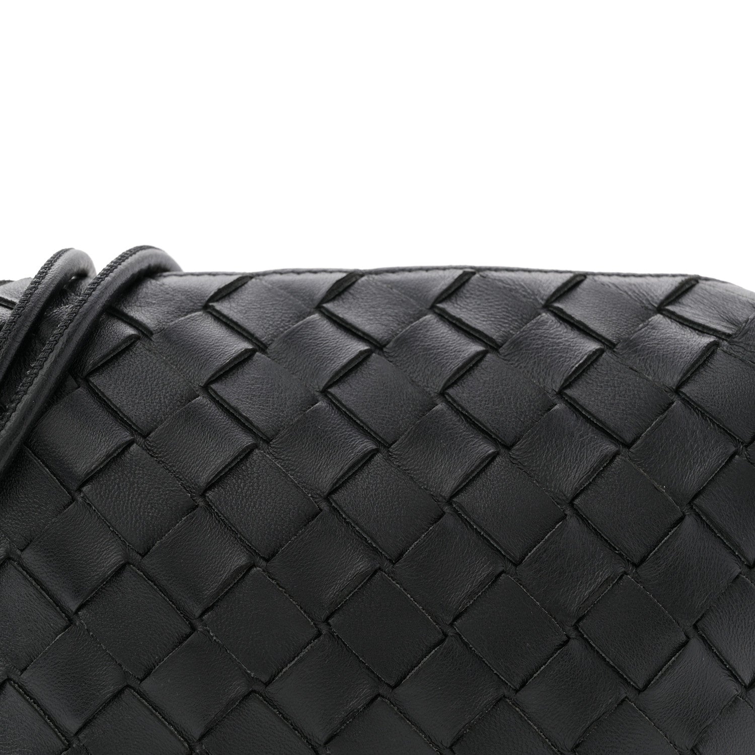 Bottega Veneta Nappa Intrecciato Mini Loop Camera Bag Black 7 of 9