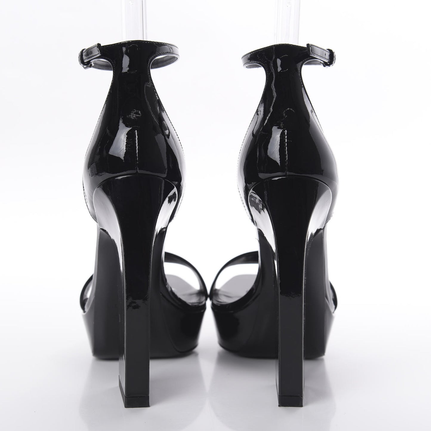 Patent Debbie 105 Platform Sandals 37.5 Black