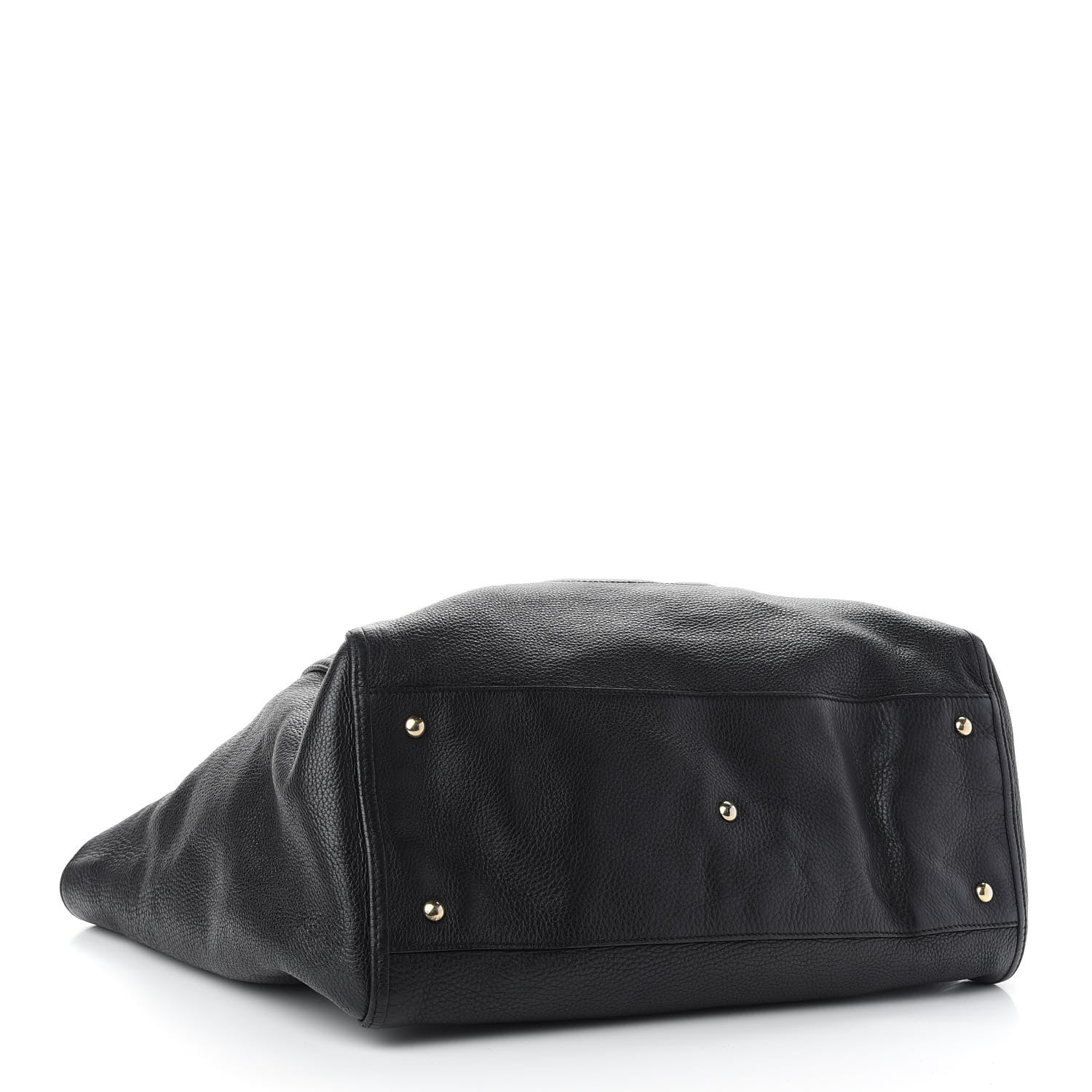 Gucci Pebbled Calfskin Large Soho Shoulder Bag Black 4 of 11