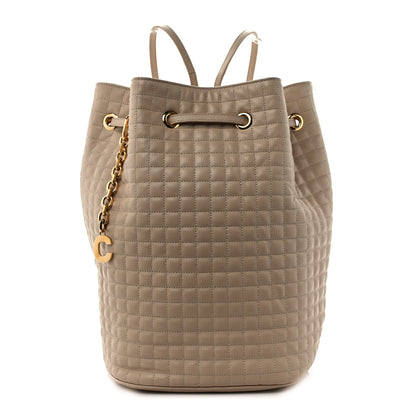 Celine Calfskin Quilted Small C Backpack Nude 1 of 8