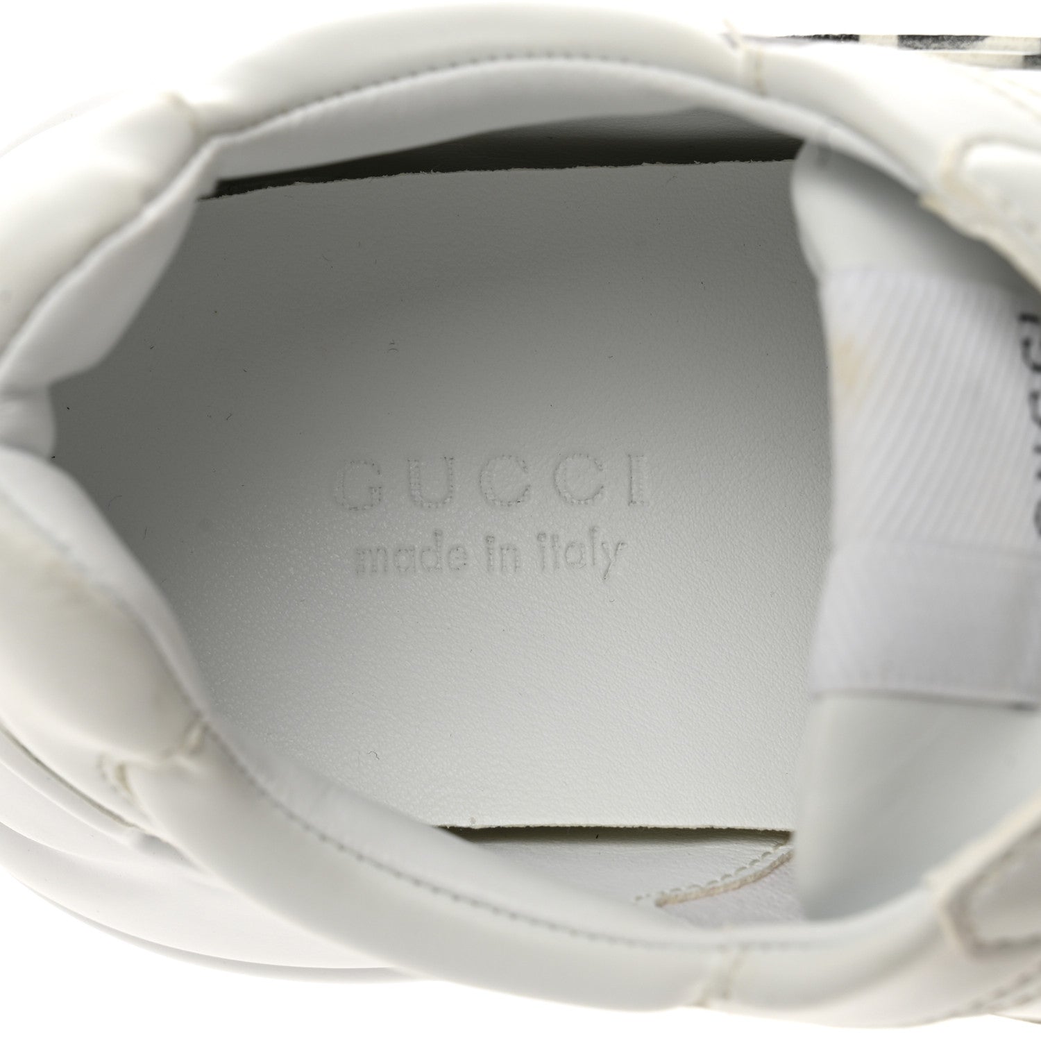Gucci Demetra Cat Eyes Womens Rhyton Sneakers 37.5 White 7 of 9