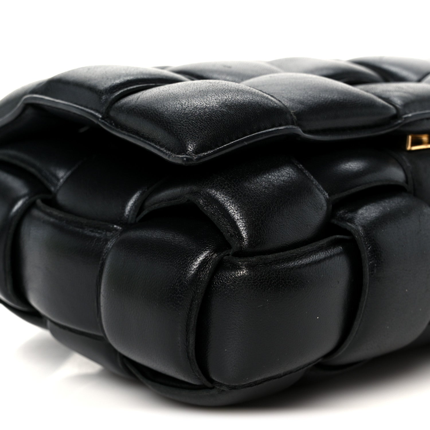Bottega Veneta Nappa Maxi Intreccio Padded Cassette Crossbody Bag Black 11 of 12