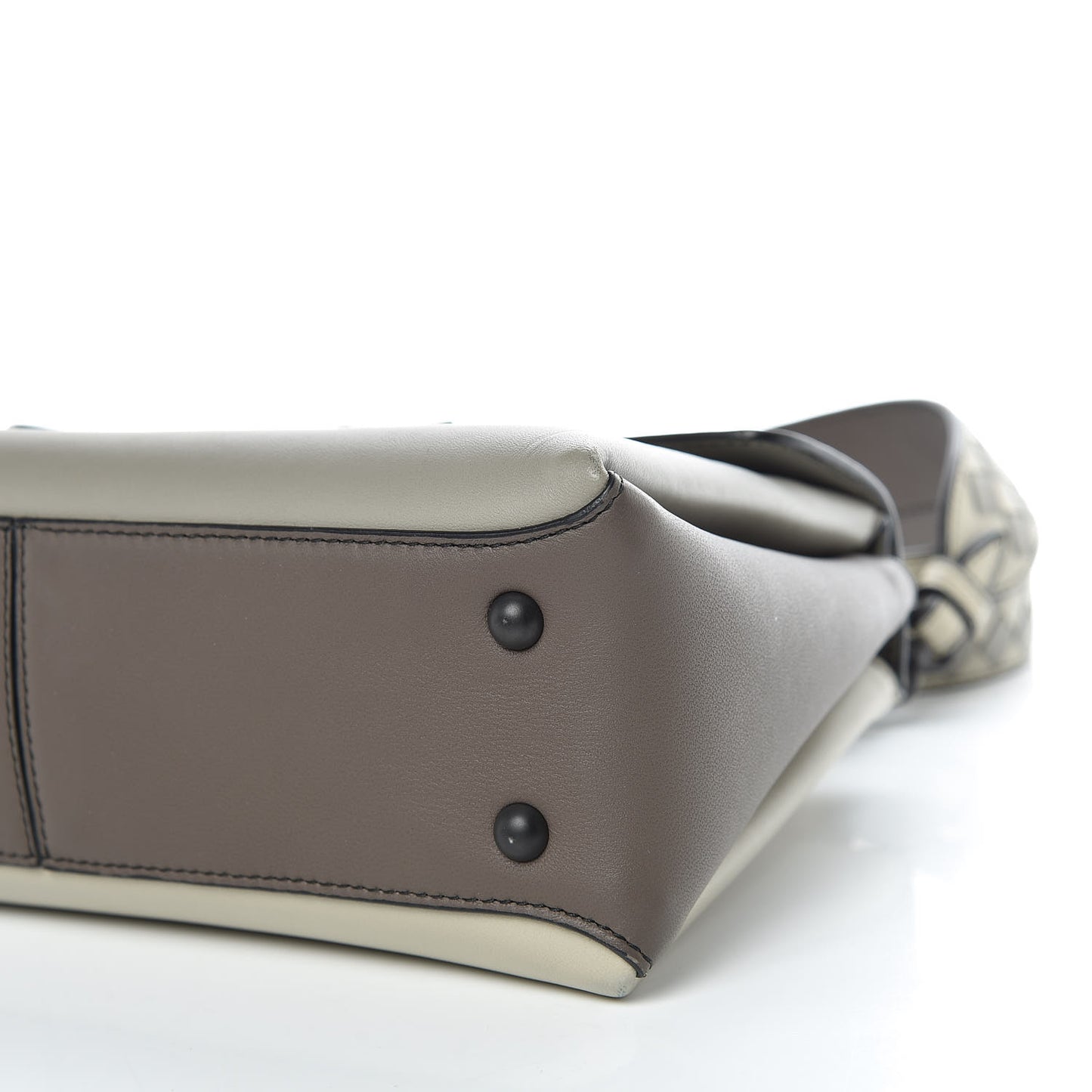 Nappa Small Piazza Bag Dark Cement Steel Cement