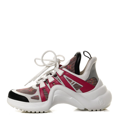 Louis Vuitton Calfskin Nylon LV Pop Archlight Sneaker 38.5 Rose 1 of 13