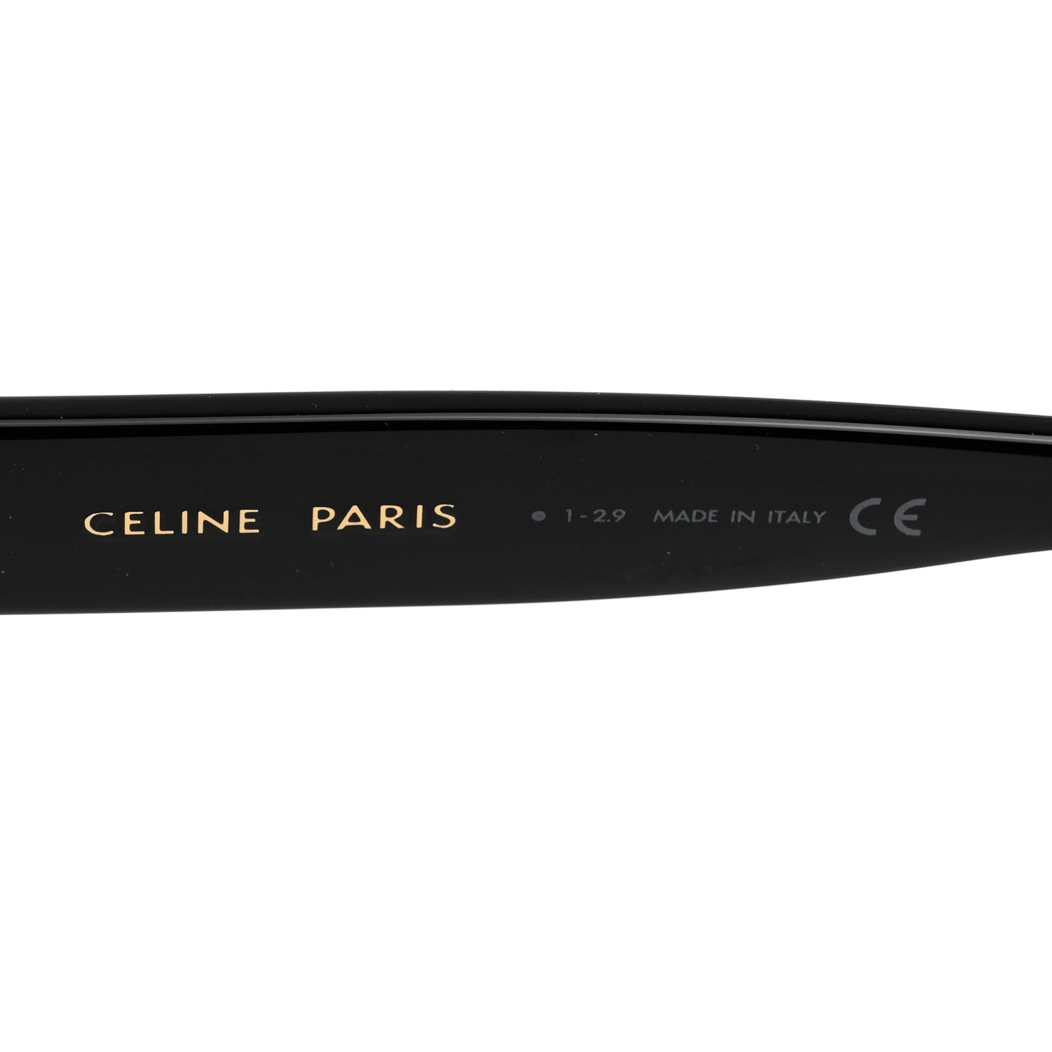 Celine Acetate Aviator Sunglasses CL 40001 Black Havana 6 of 7
