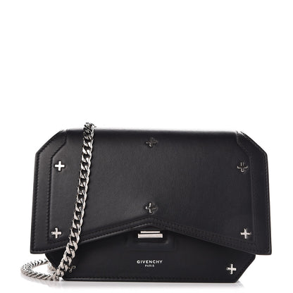 Givenchy Calfskin Cross Embellished Bow Cut Chain Bag Black 1 of 7