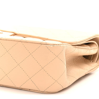 Chanel Caviar Quilted Medium Double Flap Beige 10 of 10