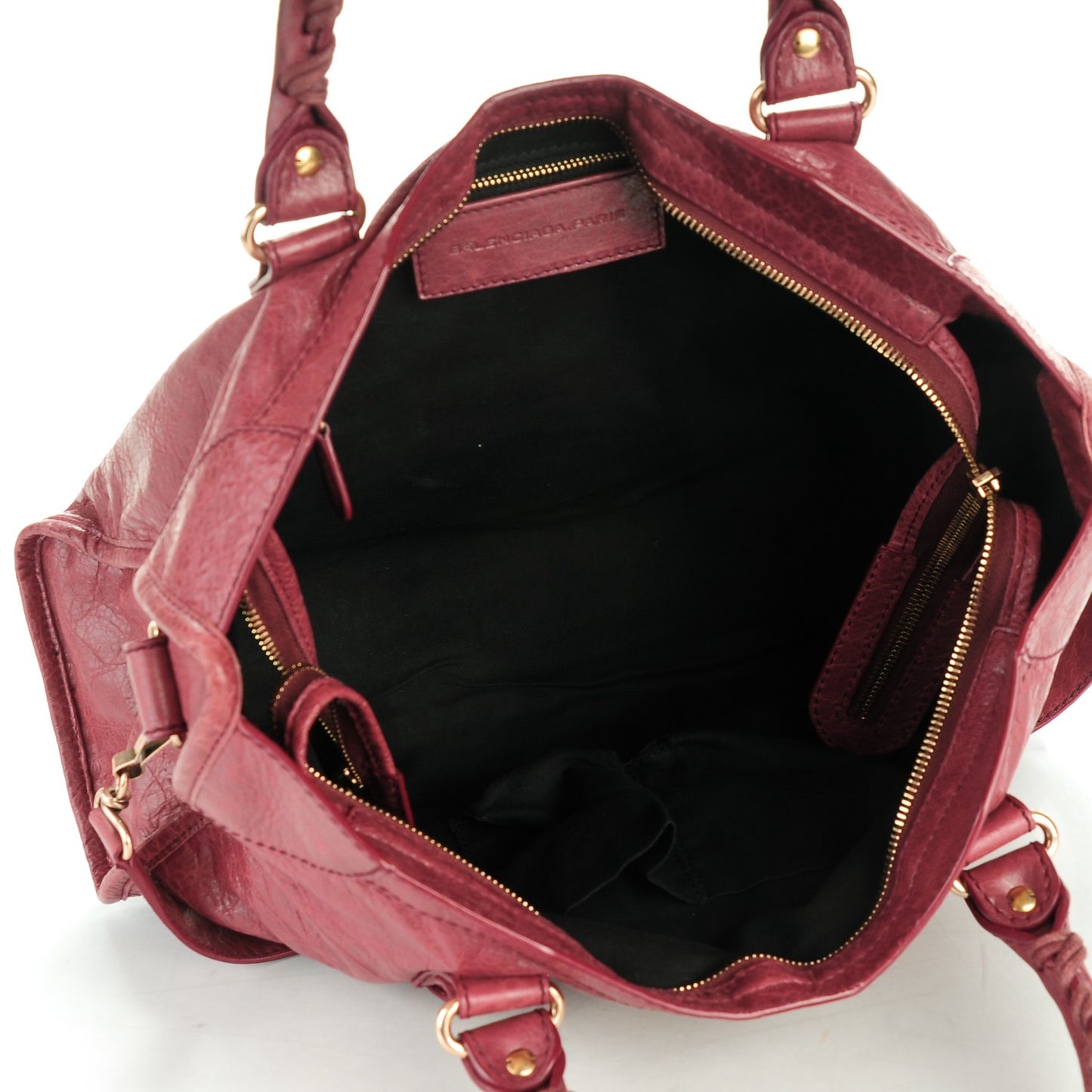 Agneau Giant 12 Rose Gold Hardware City Cassis