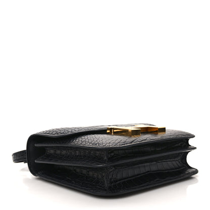 Hermes Matte Alligator Constance 18 Black 5 of 13