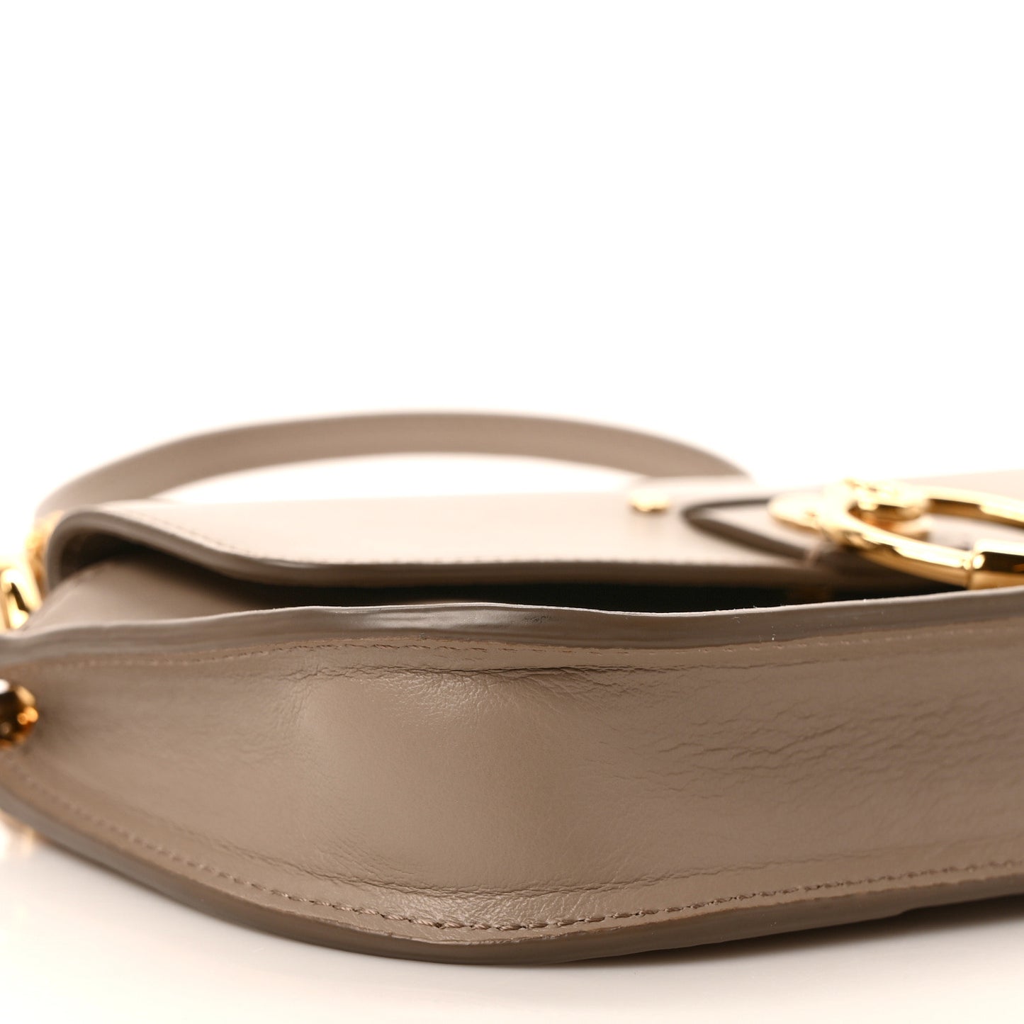 Calfskin Tess Mini Crossbody Bag Motty Grey