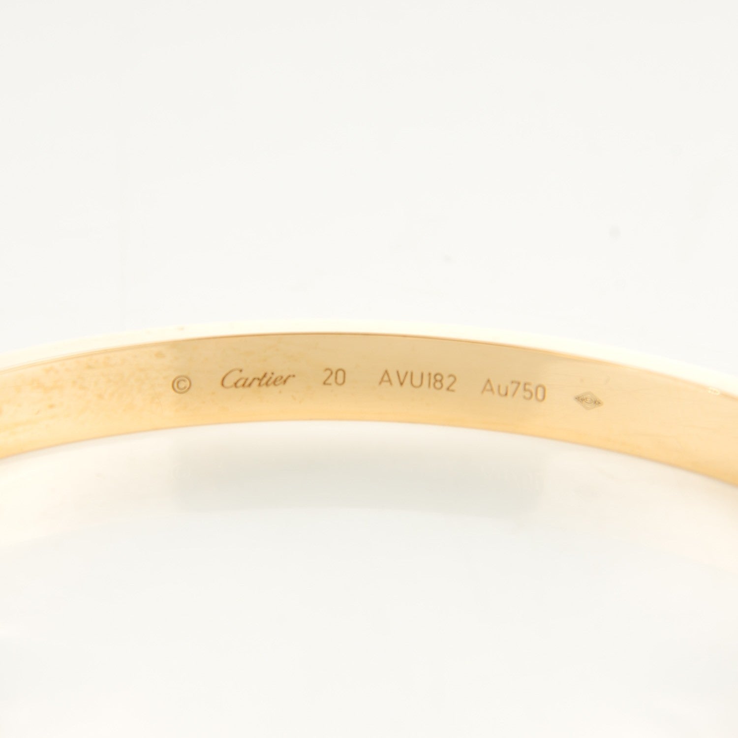 Cartier 18K Yellow Gold LOVE Bracelet 20 3 of 5