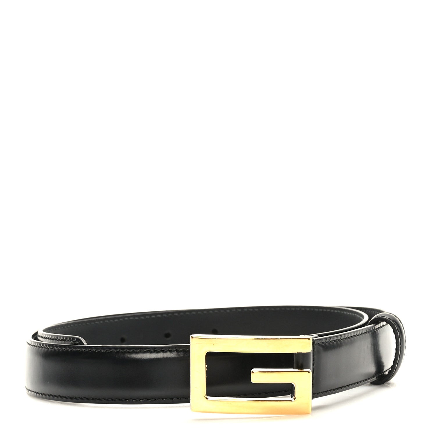 Gucci Calfskin G Cube 25mm Belt 85 34 Black 1 of 5