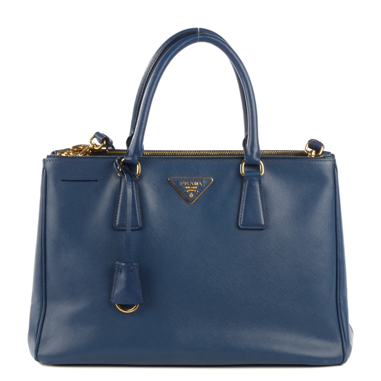 Saffiano Medium Galleria Double Zip Tote Bleuette