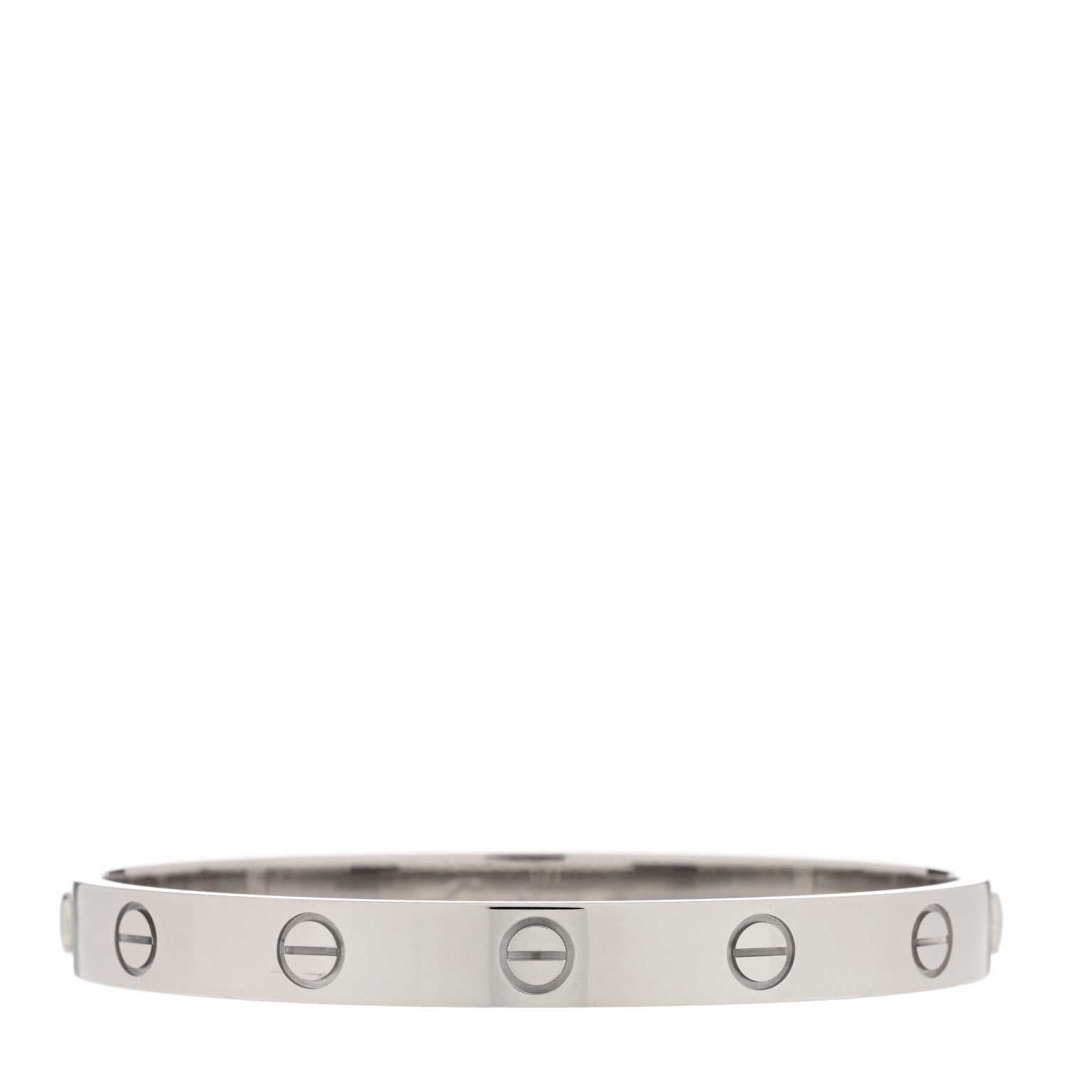 Cartier 18K White Gold LOVE Bracelet 16 1 of 5