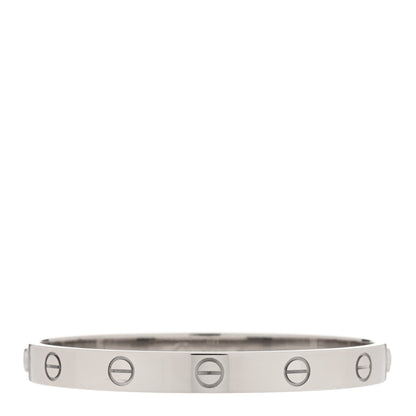Cartier 18K White Gold LOVE Bracelet 16 1 of 5