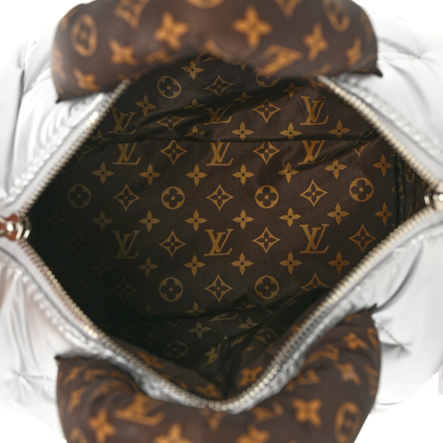 Econyl Mini Monogram Pillow Speedy Bandouliere 25 Silver