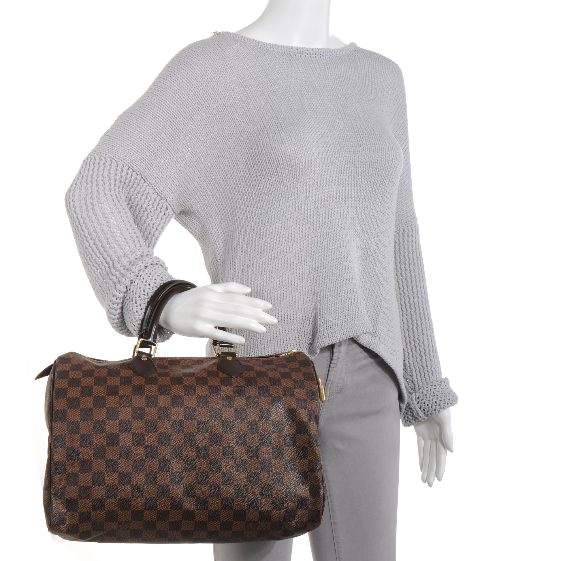 Louis Vuitton Damier Ebene Speedy 35 2 of 7