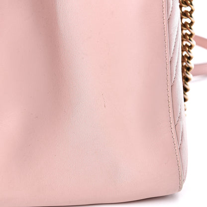 Gucci Calfskin Matelasse Medium GG Marmont Shoulder Tote Bag Perfect Pink 14 of 21