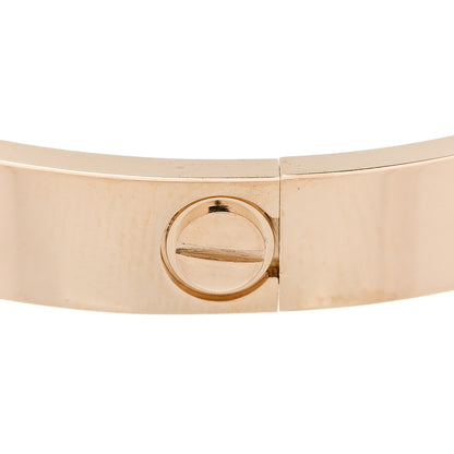 Cartier 18K Yellow Gold 4 Diamond LOVE Bracelet 16 5 of 10