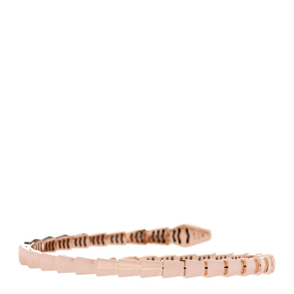 Bulgari 18K Rose Gold Serpenti Viper Bracelet M 2 of 4