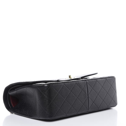 Chanel Caviar Quilted Jumbo Double Flap Black 4 of 10