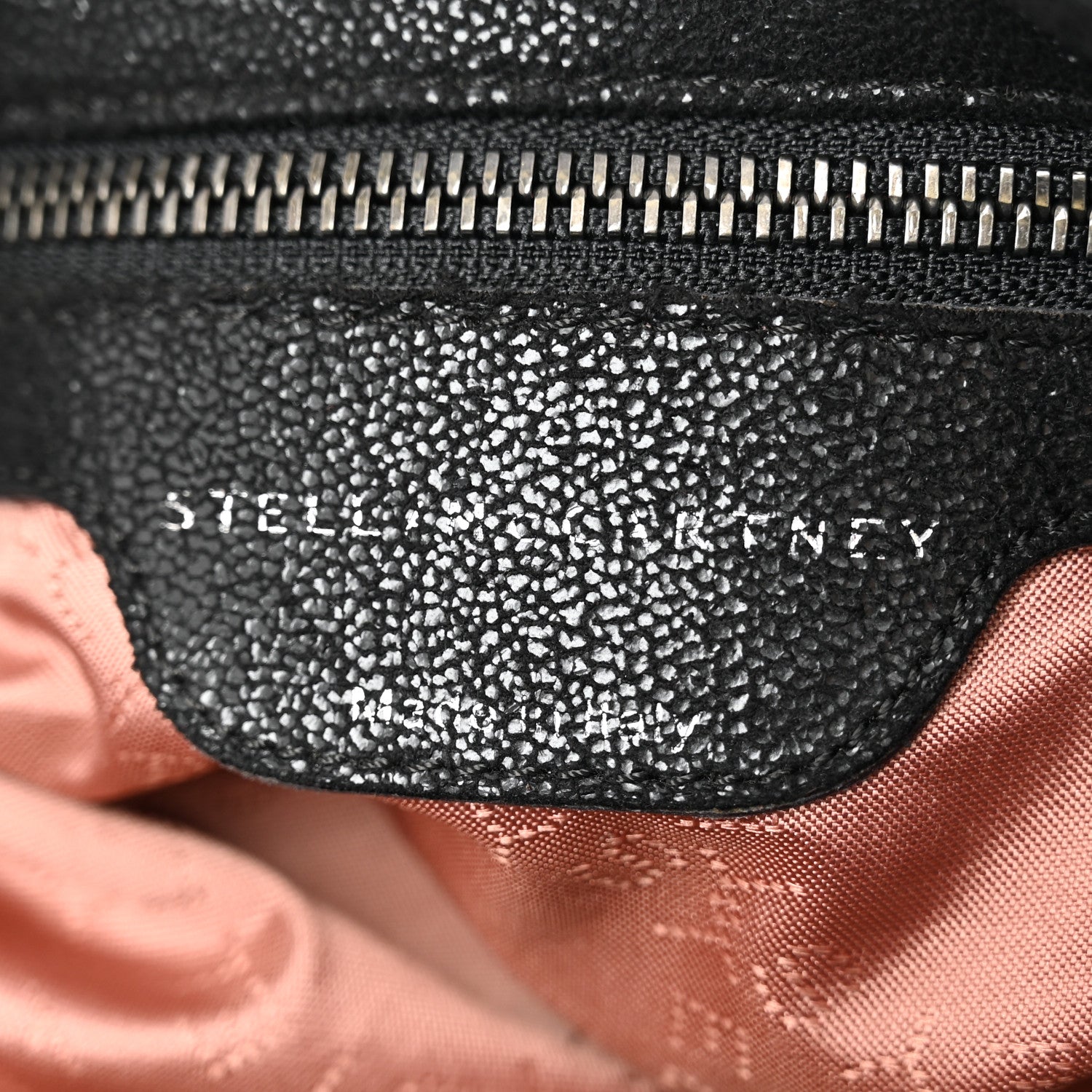 Stella McCartney Metallic Shaggy Deer Falabella Fold Over Tote  Black 7 of 11