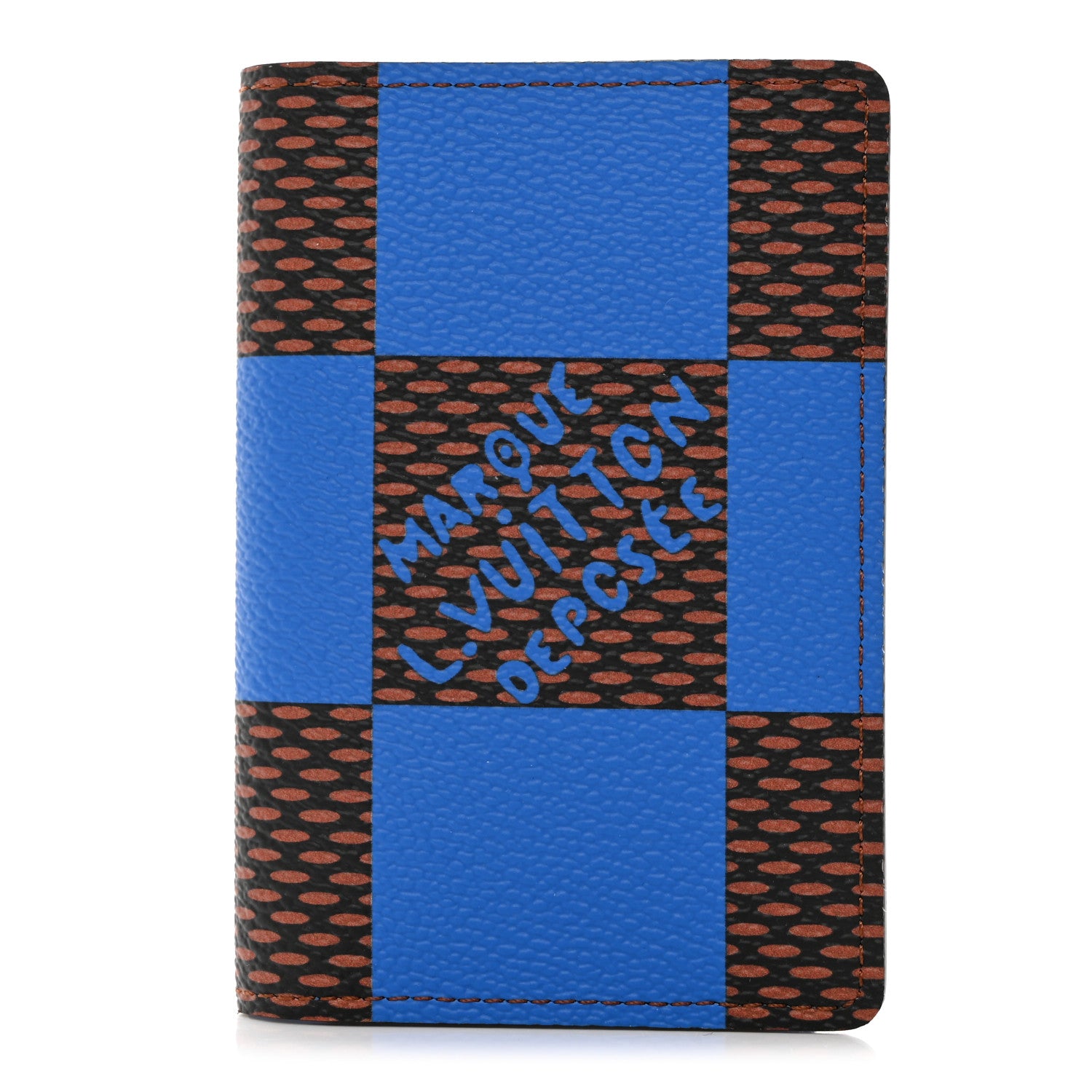 Louis Vuitton Damier Pop Pocket Organizer Blue 1 of 7