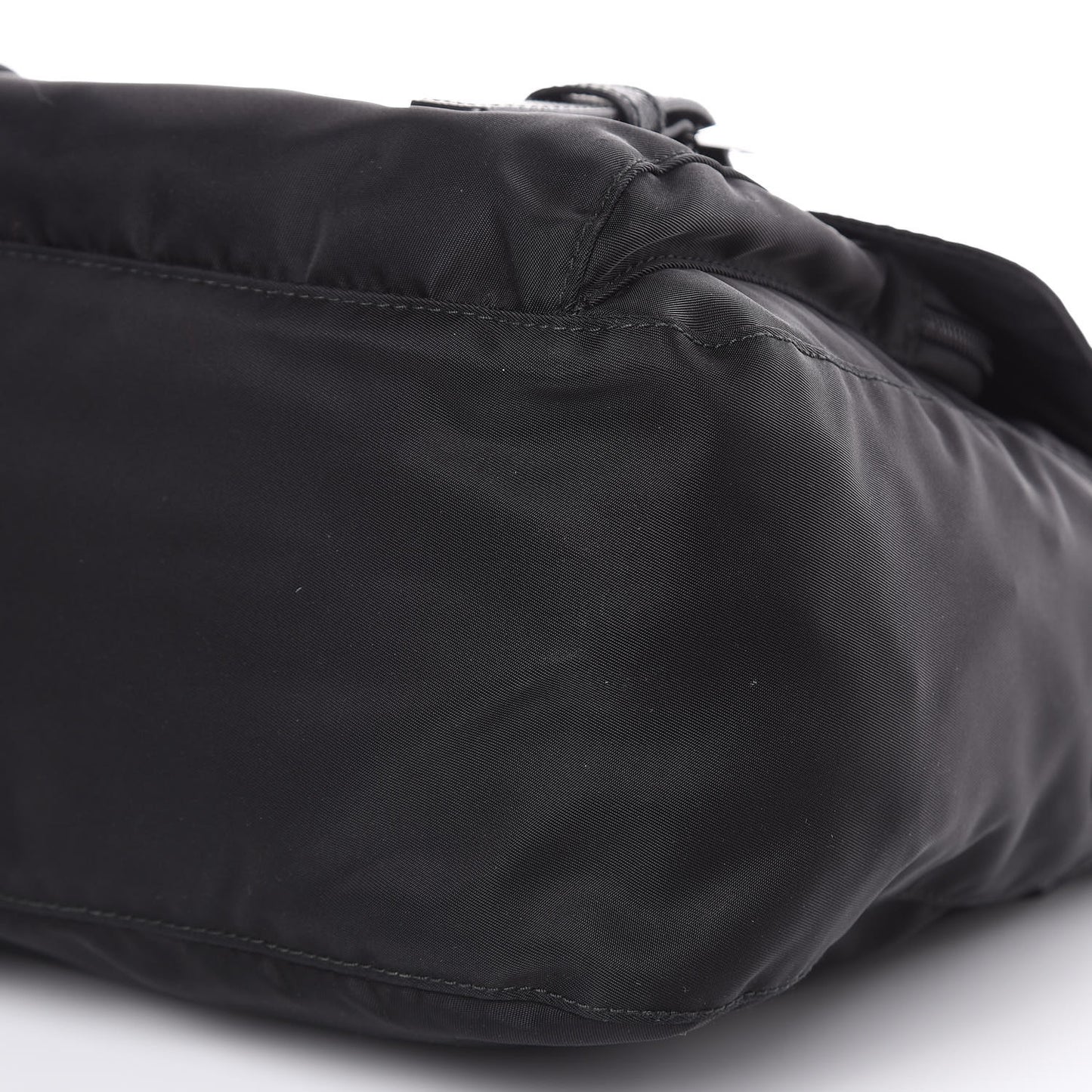 Tessuto Nylon Messenger Bag Black