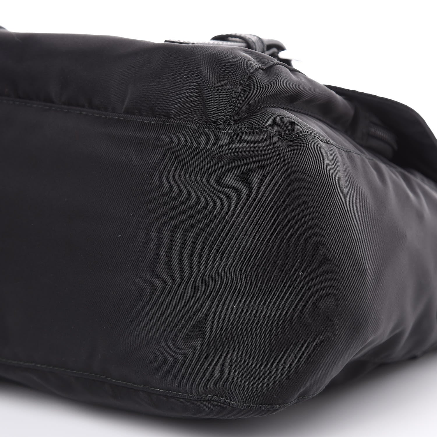 Prada Tessuto Nylon Messenger Bag Black 11 of 11