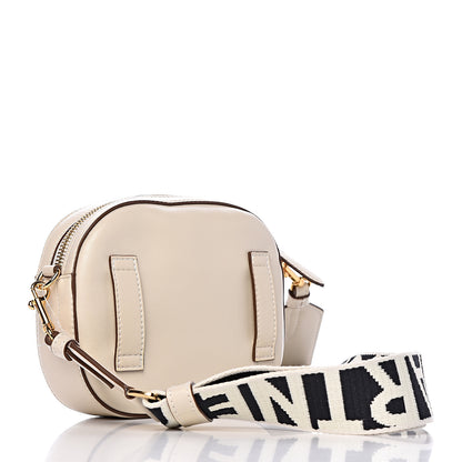 Stella McCartney Eco Alter Nappa Perforated Logo Convertible Belt Bag White 3 of 9