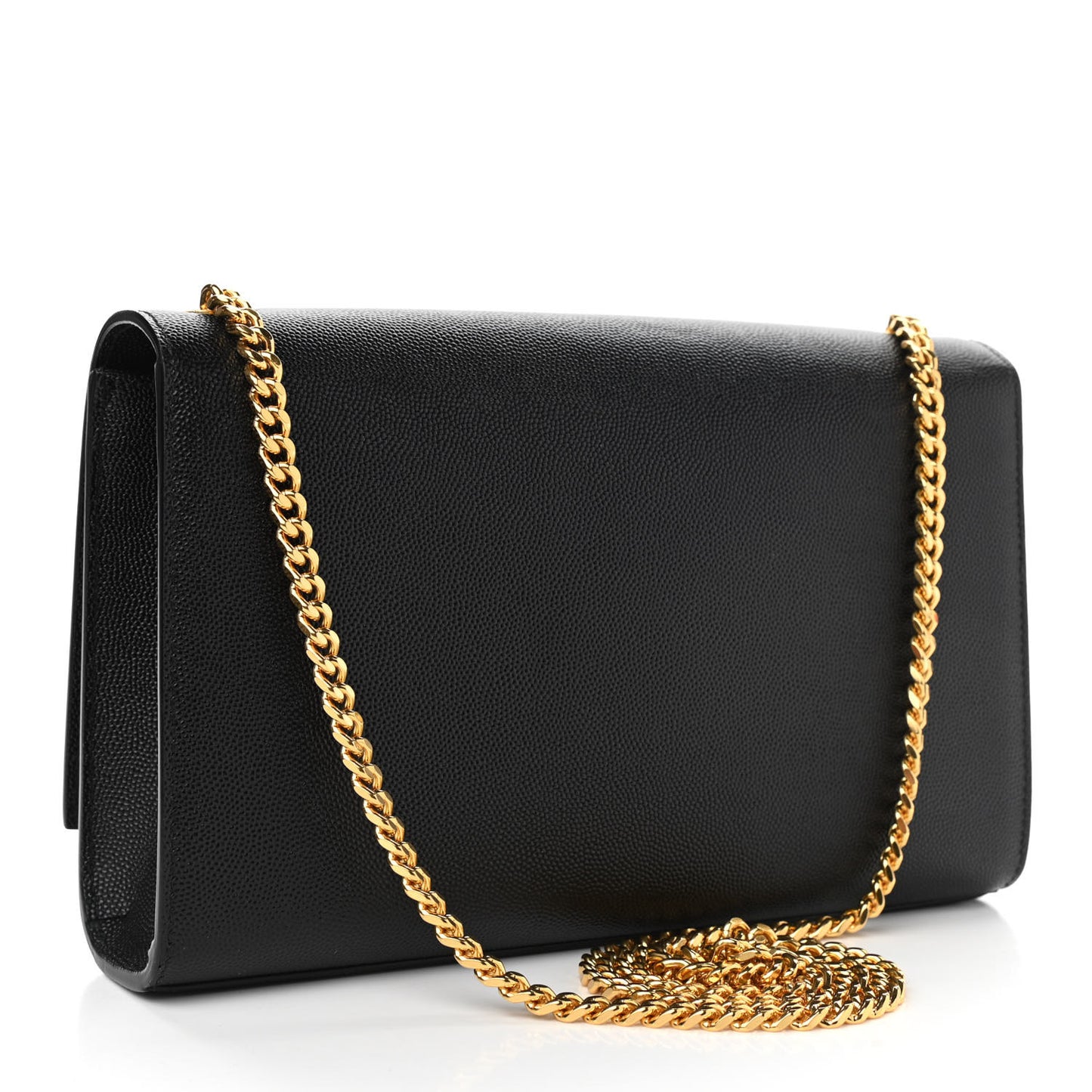 Grain De Poudre Medium Classic Monogram Kate Satchel Black