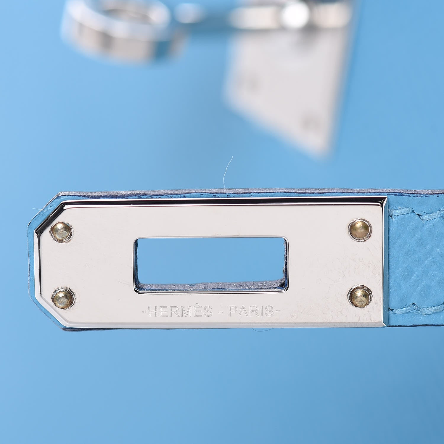 Hermes Epsom Mini Kelly Sellier 20 Bleu Du Nord 12 of 28