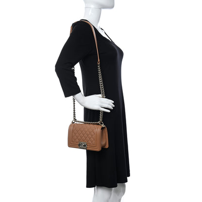 Chanel Caviar Quilted Small Boy Flap Brown 2 of 11