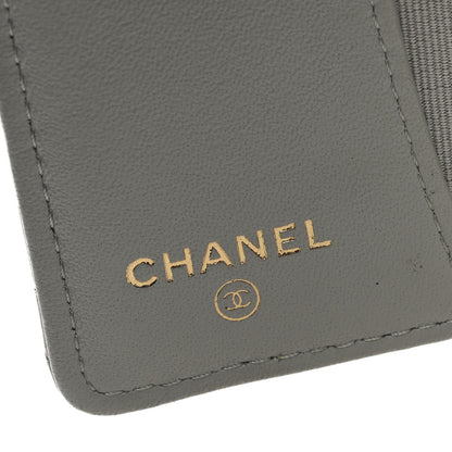 Chanel Lambskin Quilted Classic 4 Key Holder Wallet Grey 6 of 8