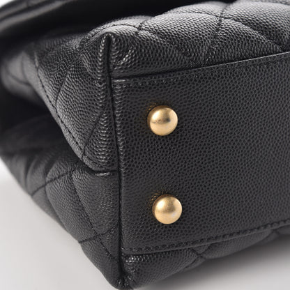 Chanel Caviar Quilted Mini Coco Handle Flap Black 8 of 10