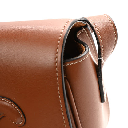 Celine Smooth Calfskin Cuir Triomphe Folco Crossbody Bag Tan 11 of 13