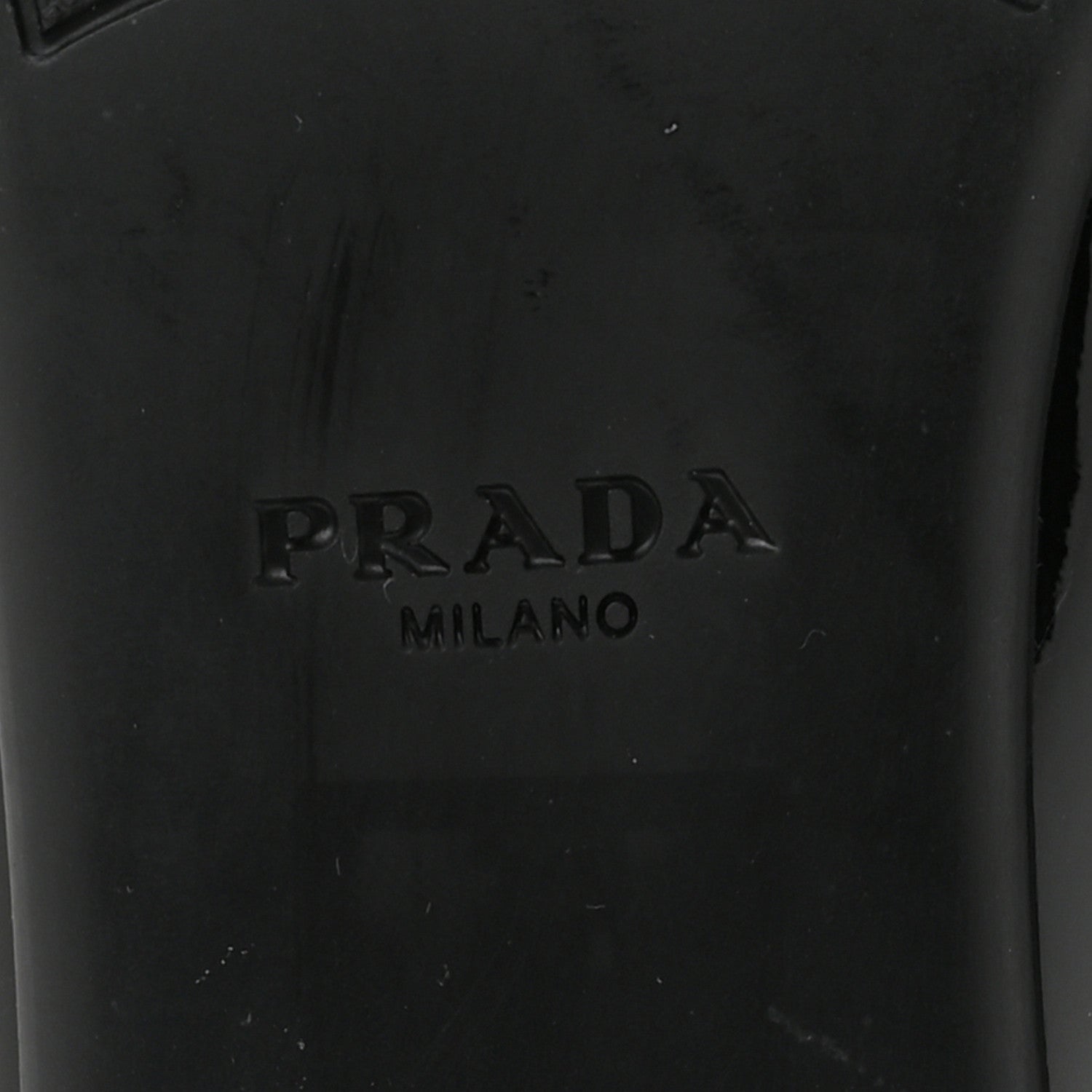 Prada Patent Triangle Ballerina Flats 37 Black 8 of 10