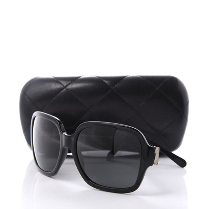 Chanel Quilted CC Sunglasses 5124 Black 9 of 9