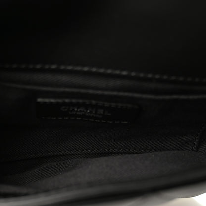 Chanel Calfskin Quilted CC Uniform Flap Belt Bag Black 5 of 10