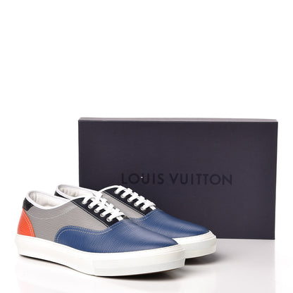 Louis Vuitton Epi Monogram Eclipse Trocadero Sneakers 11 Blue 9 of 9