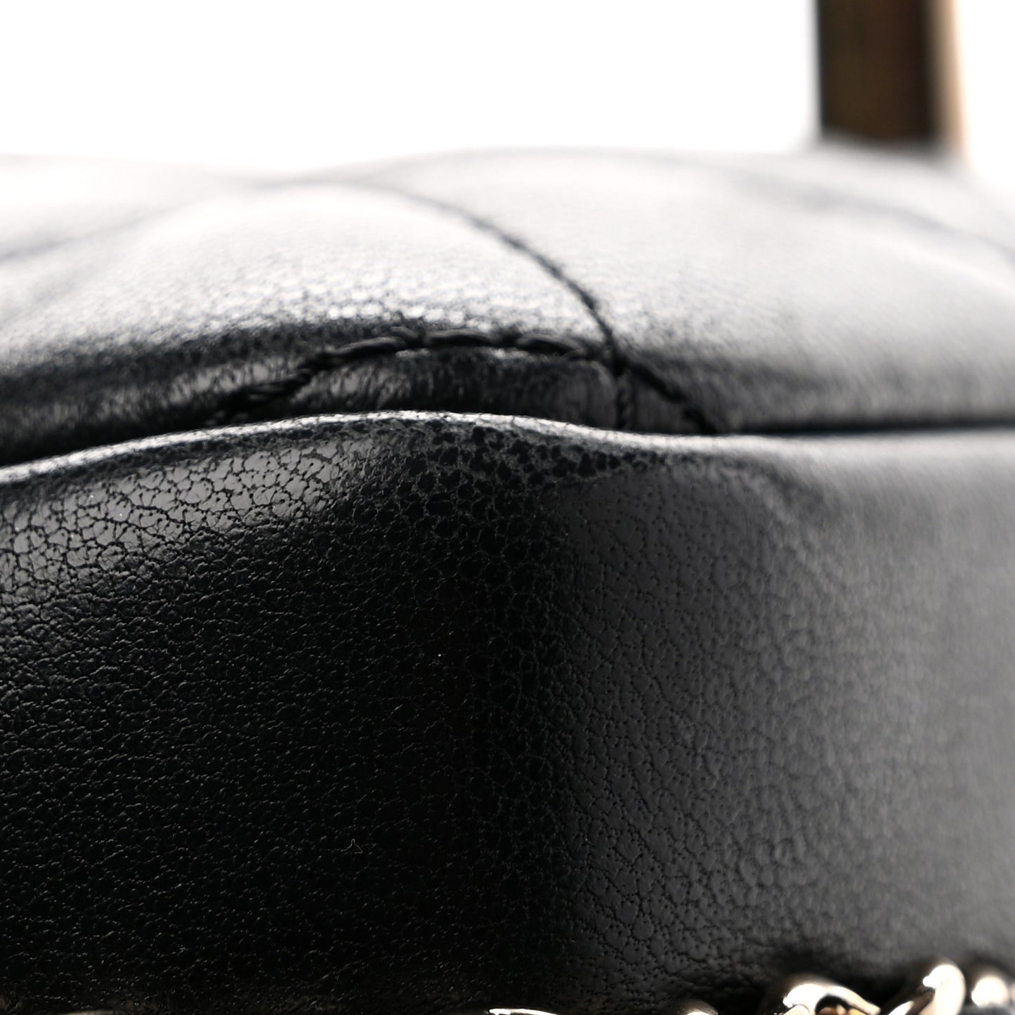 Lambskin Quilted Mini My Precious Flap Black
