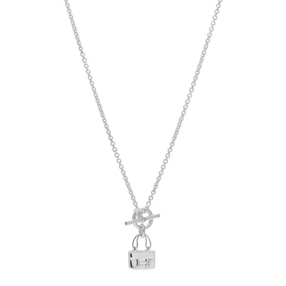 Hermes Sterling Silver Constance Amulettes Pendant Necklace 1 of 5