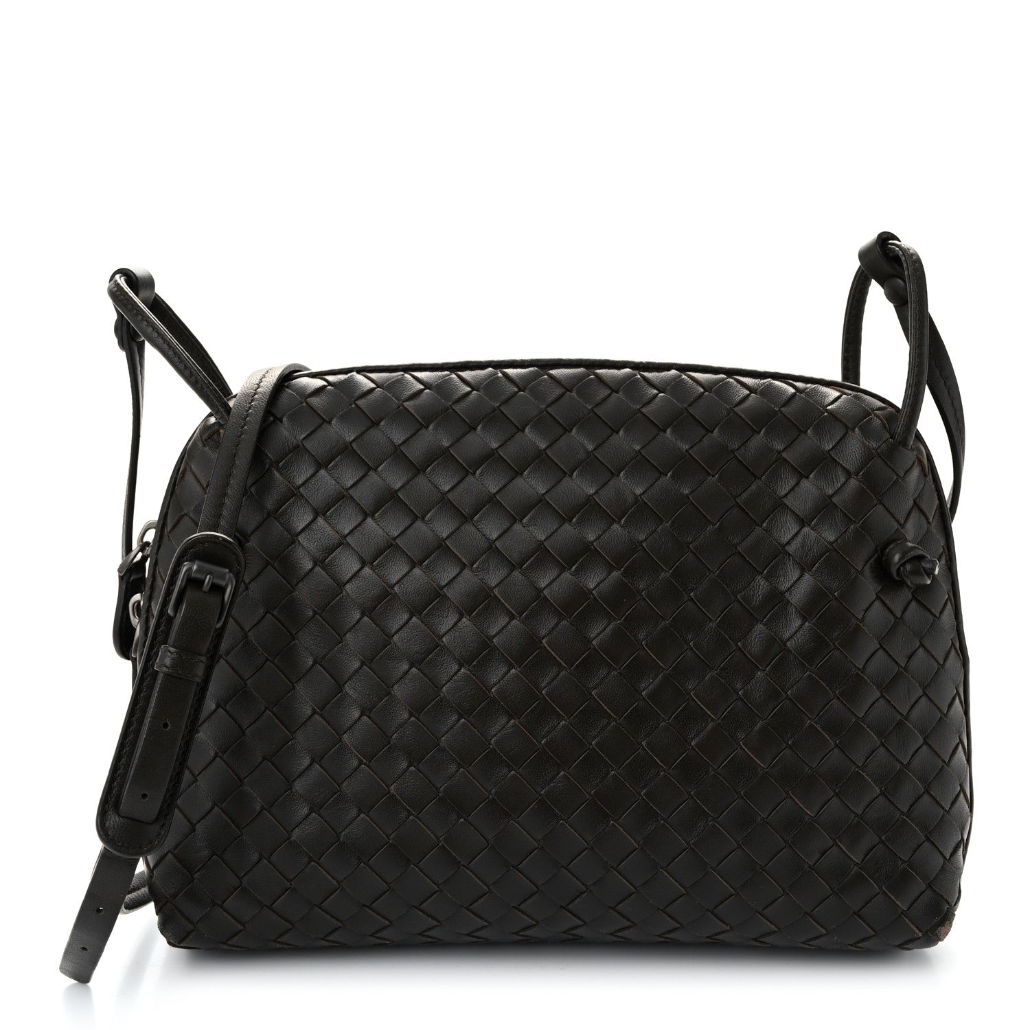 Bottega Veneta Nappa Intrecciato Nodini Bag Ebano 1 of 11