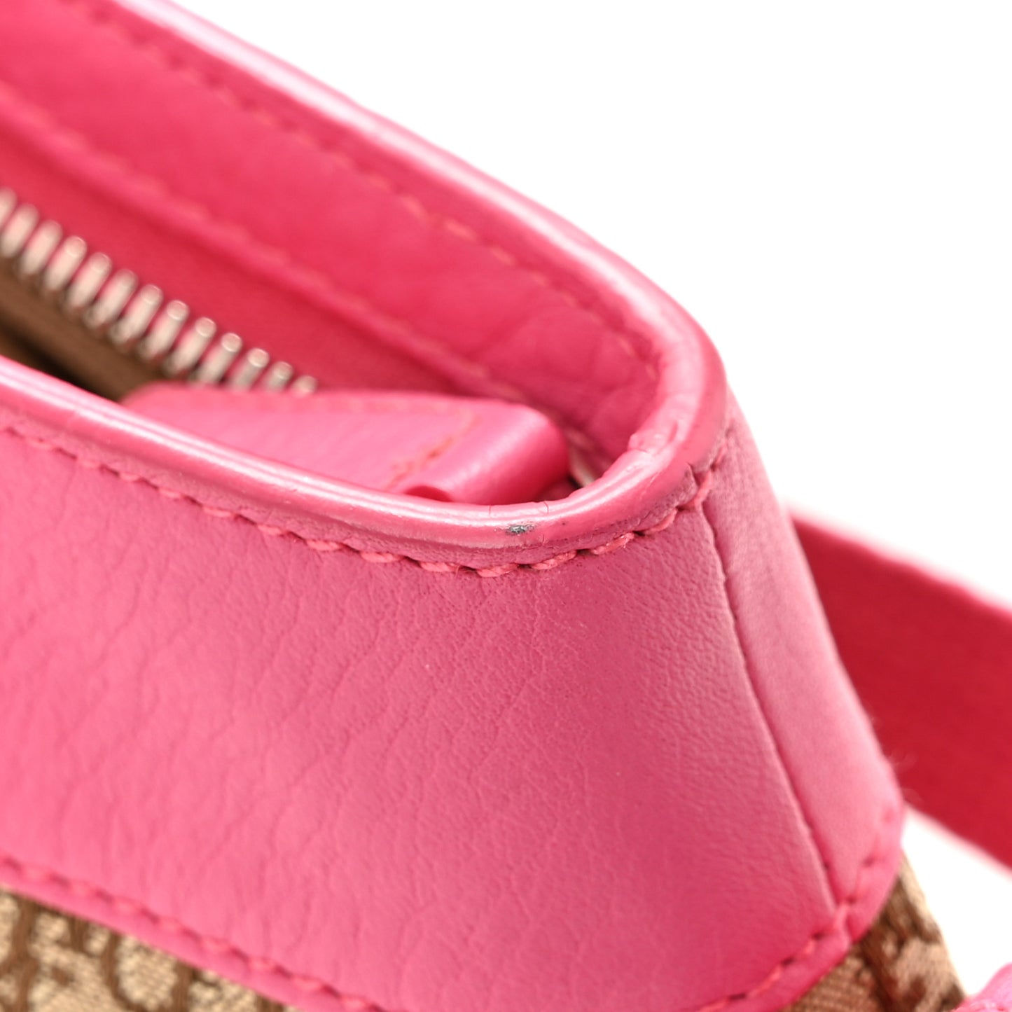 Monogram Street Chic Shoulder Bag Pink Beige