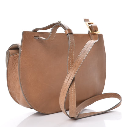 Chloe Calfskin Georgia Crossbody Bag Chestnut Cream 3 of 16
