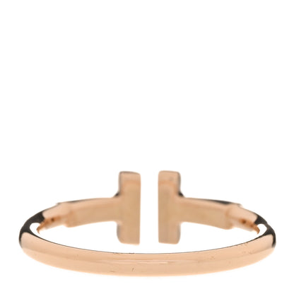 Tiffany 18K Rose Gold T Wire Ring 50 5.25 3 of 5