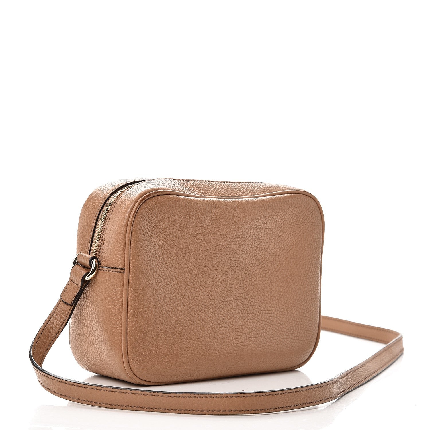 Gucci Pebbled Calfskin Small Soho Disco Bag Camelia 3 of 10