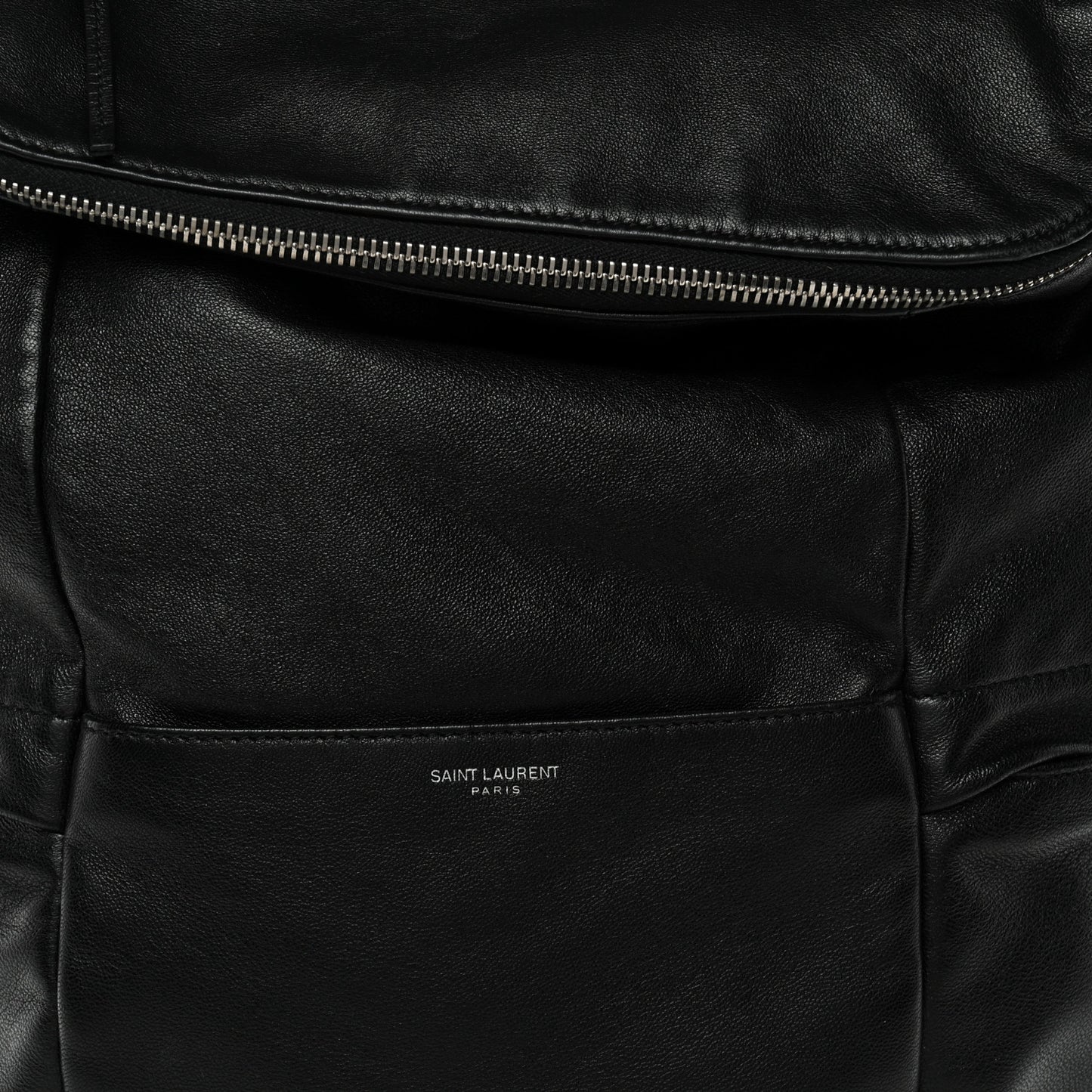 Canvas Calfskin Sid Backpack Black