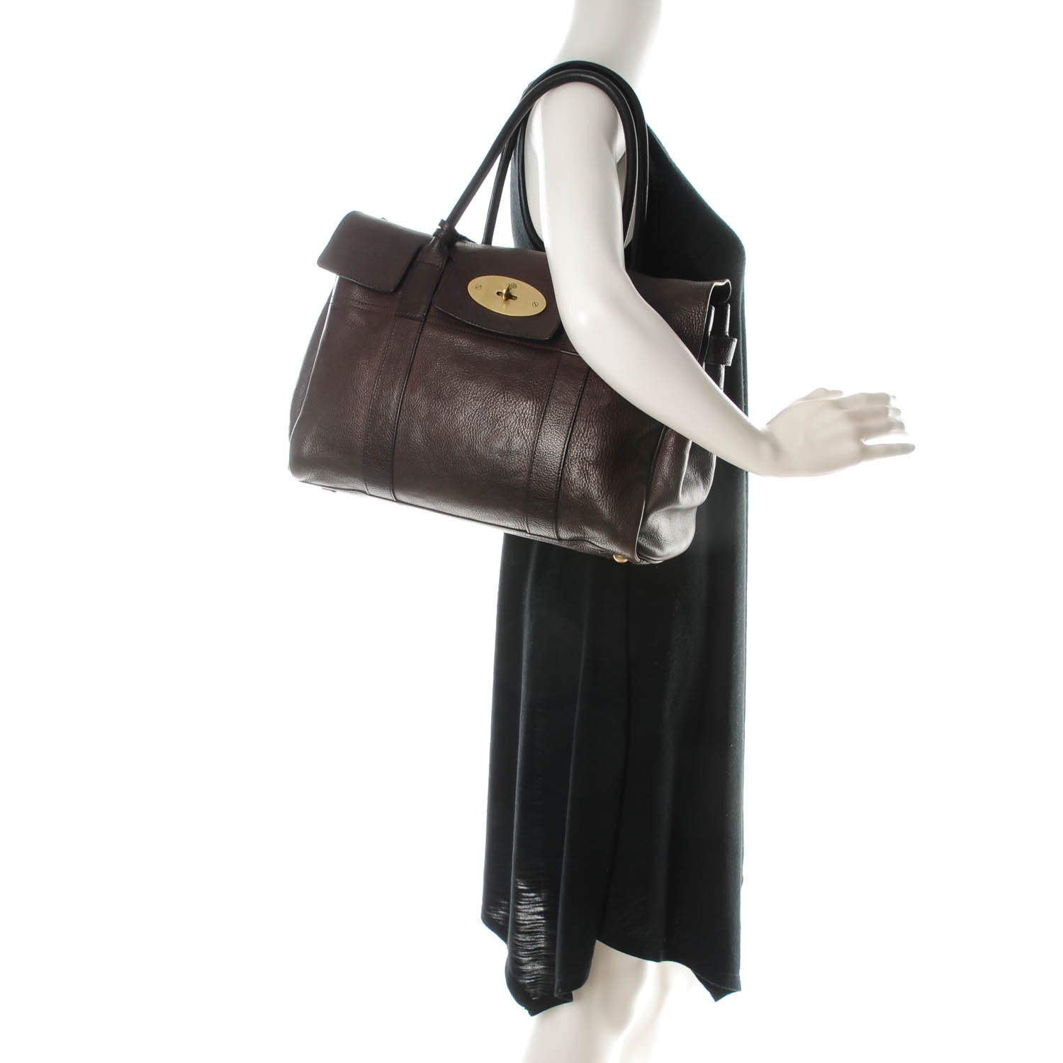 Mulberry Natural Leather Bayswater Chocolate 2 of 9