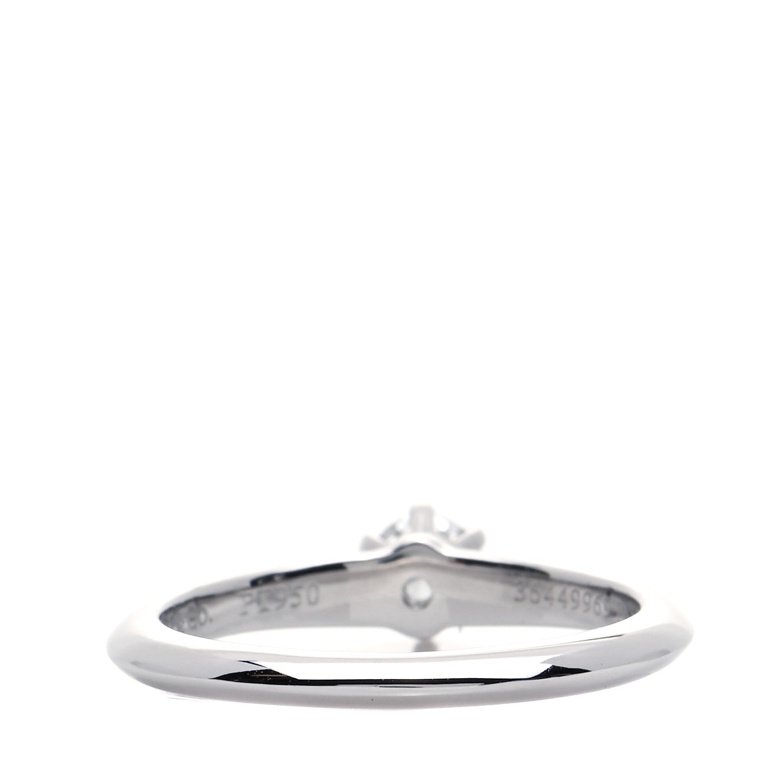 Tiffany Platinum Diamond .21ct Solitaire Engagement Ring 49 4.75 3 of 6